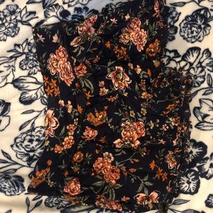 Floral printed shorts